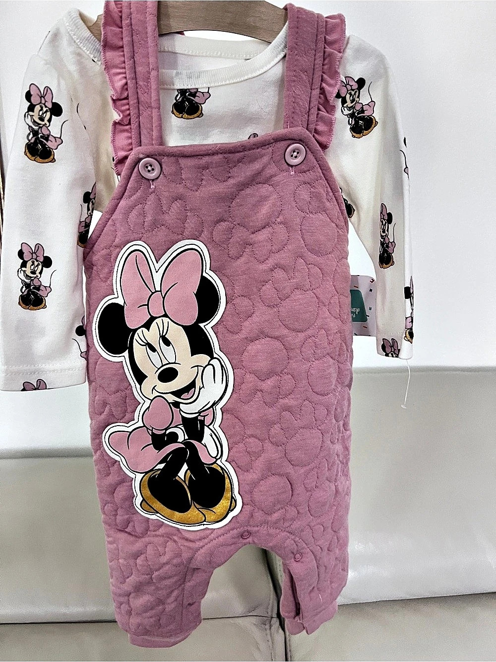 Disney Minnie Mouse Baby 3/6M Pink Set